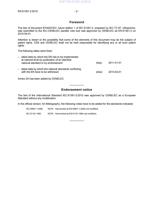 SIST EN 61391-2:2010 SIST EN 61391-2:2010 - Page 4 preview