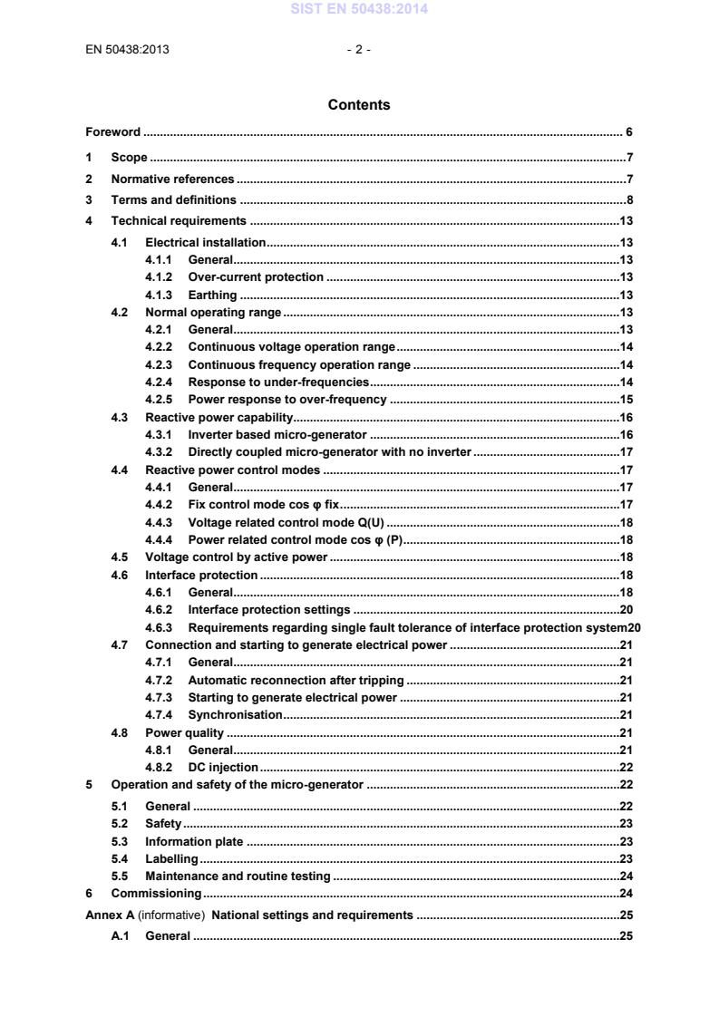 EN 50438:2013 EN 50438:2014 (EN) - BARVE - Page 4 preview