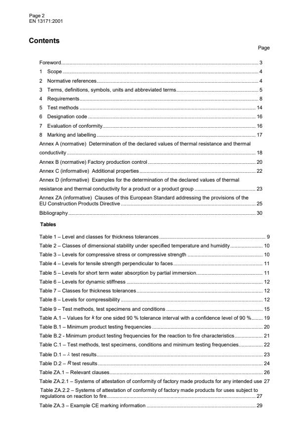 EN 13171:2001 EN 13171:2002 - Page 4 preview