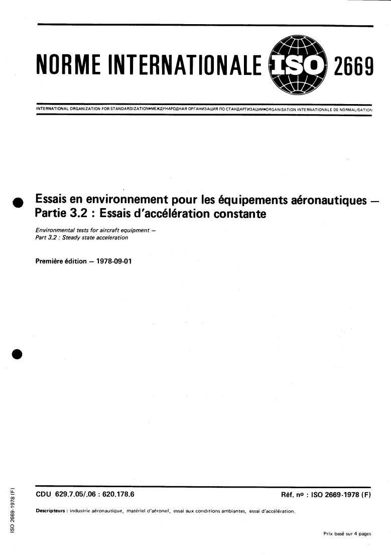 ISO 2669:1978 - Title missing - Legacy paper document
Released:1/1/1978