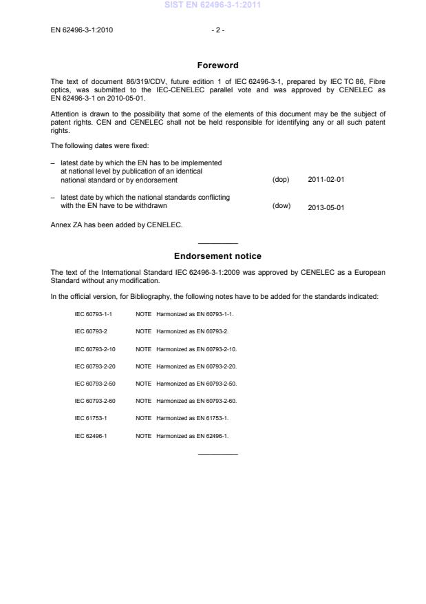 EN 62496-3-1:2010 EN 62496-3-1:2011 - Page 4 preview