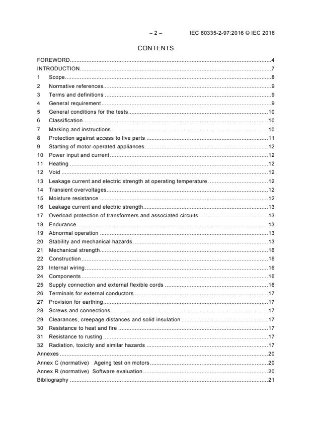 IEC 60335-2-97:2016 IEC 60335-2-97:2016 - Household and similar electrical appliances - Safety - Part 2-97: Particular requirements for drives for shutters, awnings, blinds and similar equipment - Page 4 preview