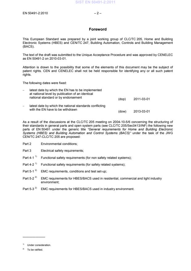 EN 50491-2:2010 EN 50491-2:2011 - Page 4 preview
