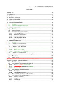 IEC 61000-3-2:2018 IEC 61000-3-2:2018 RLV - Electromagnetic compatibility (EMC) - Part 3-2: Limits - Limits for harmonic current emissions (equipment input current ≤16 A per phase)
Released:1/26/2018
Isbn:9782832253328 - Page 4 preview