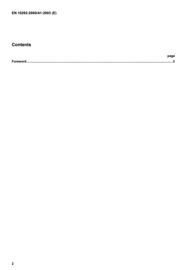 EN 10292:2000/A1:2003 EN 10292:2001/A1:2003 - Page 4 preview