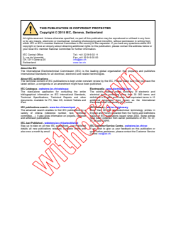 IEC TR 61547-1:2015 - Equipment for general lighting purposes - EMC immunity requirements - Part 1: An objective voltage fluctuation immunity test method
Released:4/29/2015
Isbn:9782832226490 - Page 2 preview