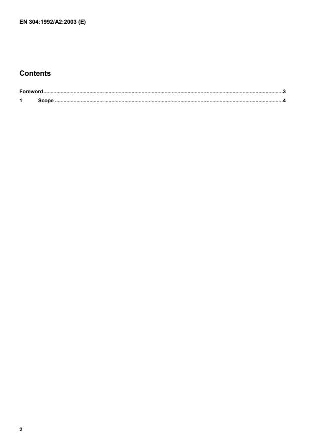 EN 304:1992/A2:2003 EN 304:1997/A2:2004 - Page 4 preview