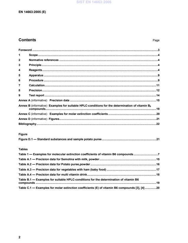 EN 14663:2005 EN 14663:2006 - Page 4 preview