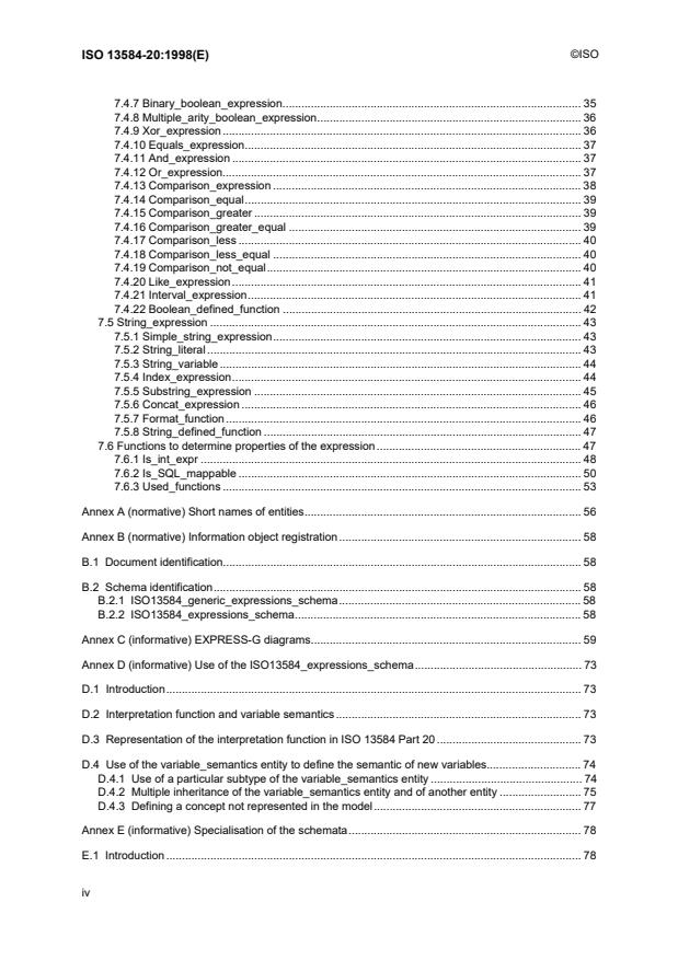 ISO 13584-20:1998 ISO 13584-20:1998 - Industrial automation systems and integration -- Parts library - Page 4 preview