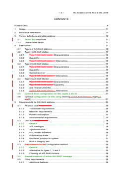 IEC 62320-2:2016 RLV - Maritime navigation and radiocommunication equipment and systems - Automatic identification system (AIS) - Part 2: AIS AtoN Stations - Operational and performance requirements, methods of testing and required test results
Released:10/31/2016
Isbn:9782832237359 - Page 4 preview