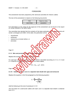 IEC 60287-1-1:1994/AMD2:2001 IEC 60287-1-1:1994/AMD2:2001 - Amendment 2 - Electric cables - Calculation of the current rating - Part 1: Current rating equations (100% load factor) and calculation of losses - Section 1: General
Released:8/27/2001
Isbn:2831859794 - Page 3 preview