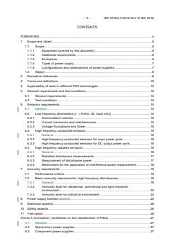 IEC 61204-3:2016 RLV - Low-voltage switch mode power supplies - Part 3: Electromagnetic compatibility (EMC)
Released:10/28/2016
Isbn:9782832237342 - Page 4 preview