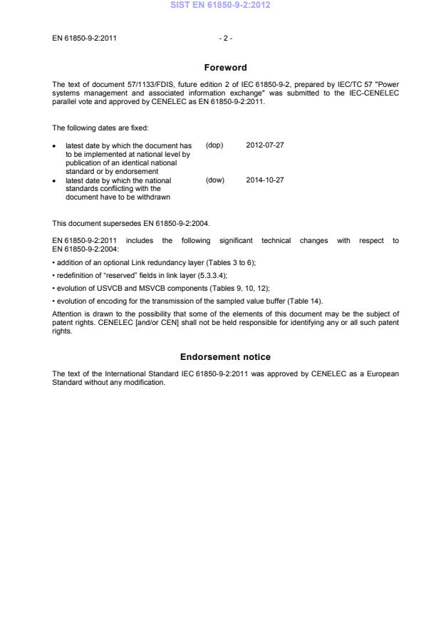 SIST EN 61850-9-2:2012 SIST EN 61850-9-2:2012 - Page 4 preview