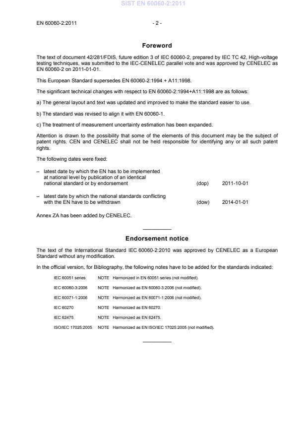 EN 60060-2:2011 EN 60060-2:2011 - BARVE - Page 4 preview
