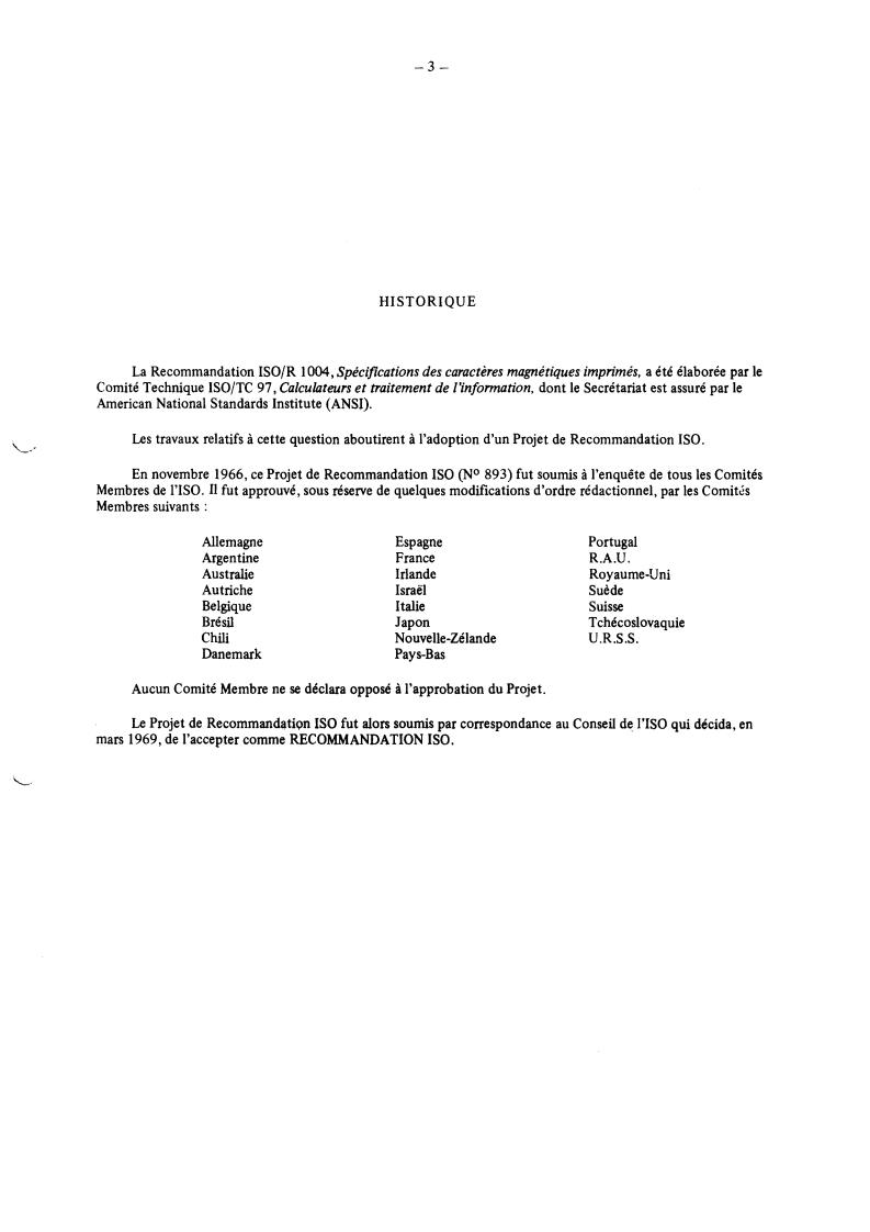 ISO/R 1004:1969 - Title missing - Legacy paper document
Released:1/1/1969