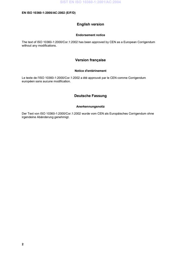 SIST EN ISO 10360-1:2001/AC:2004 SIST EN ISO 10360-1:2001/AC:2004 - Page 4 preview