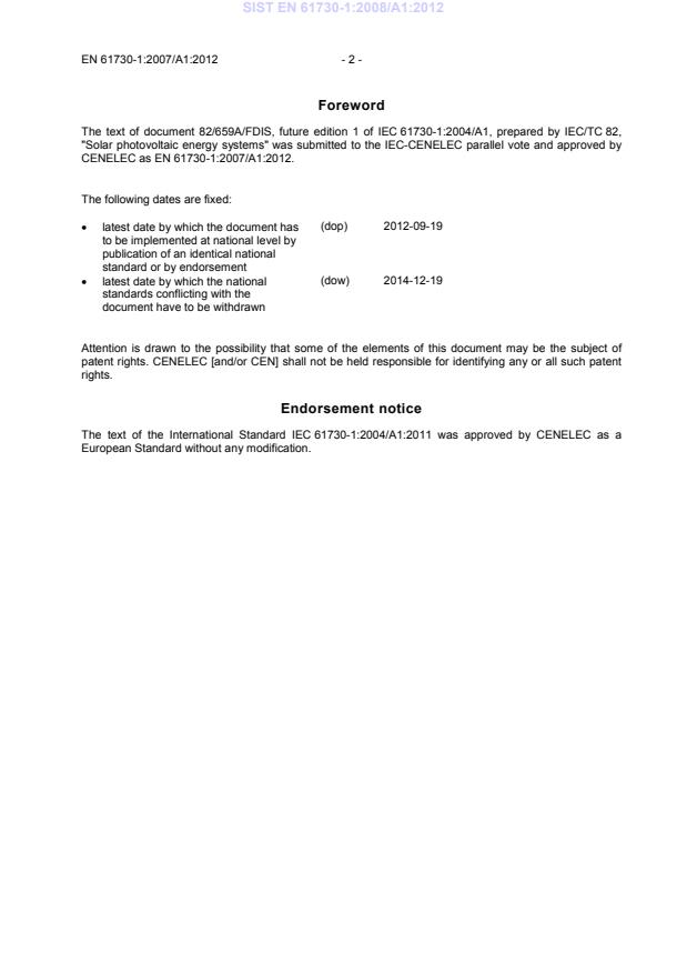 EN 61730-1:2007/A1:2012 EN 61730-1:2008/A1:2012 - Page 4 preview