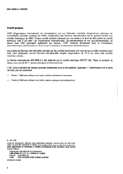 SIST ISO 3550-2:1998 ISO 3550-2:1997 - Cigarettes — Détermination de la perte de tabac par les extrémités — Partie 2: Méthode utilisant une boîte rotative cubique (sismélatophore)
Released:9/4/1997 - Page 2 preview
