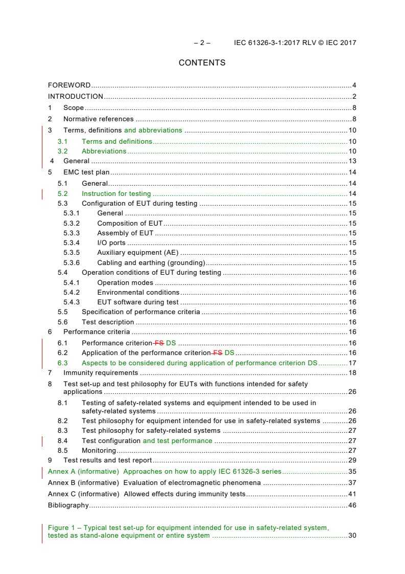 IEC 61326-3-1:2017 IEC 61326-3-1:2017 RLV - Electrical equipment for measurement, control and laboratory use - EMC requirements - Part 3-1: Immunity requirements for safety-related systems and for equipment intended to perform safety-related functions (functional safety) - General industrial applications
Released:5/16/2017
Isbn:9782832243565 - Page 4 preview