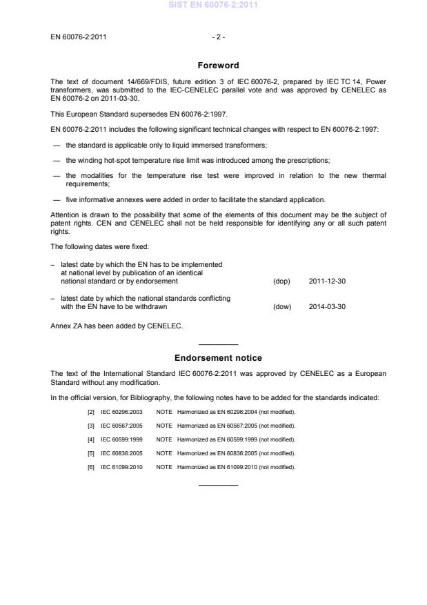 SIST EN 60076-2:2011 SIST EN 60076-2:2011 - Page 4 preview