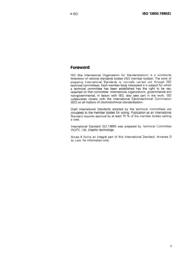 ISO 13655:1996 - Graphic technology -- Spectral measurement and colorimetric computation for graphic arts images