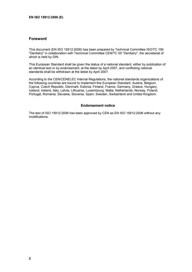 EN ISO 15912:2006 EN ISO 15912:2006 - Page 4 preview