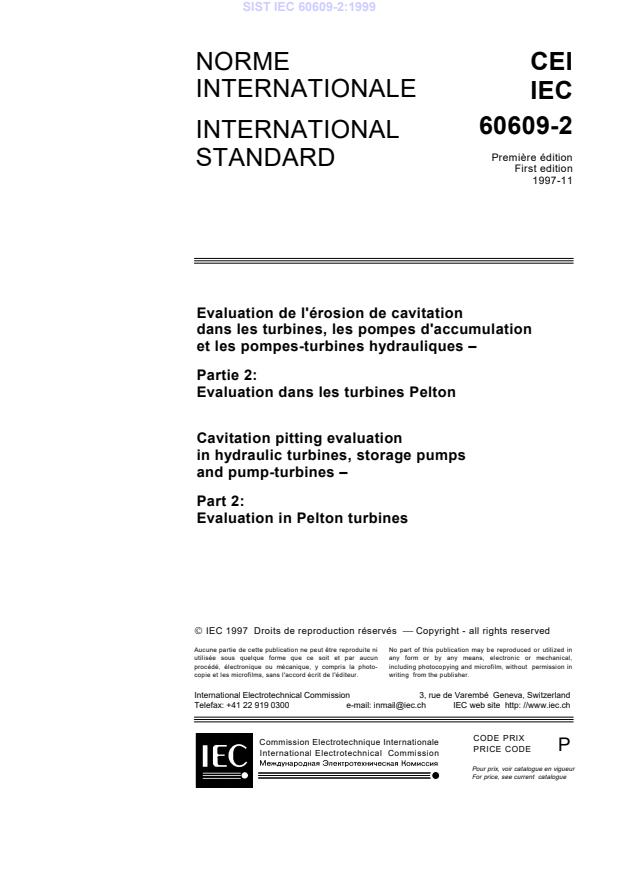 IEC 60609-2:1999