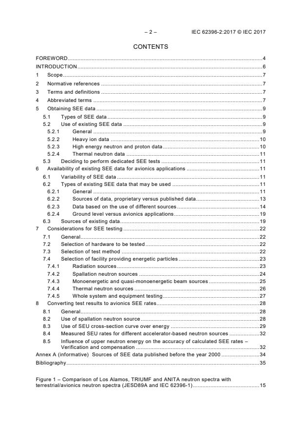 IEC 62396-2:2017 IEC 62396-2:2017 - Process management for avionics - Atmospheric radiation effects - Part 2: Guidelines for single event effects testing for avionics systems - Page 4 preview