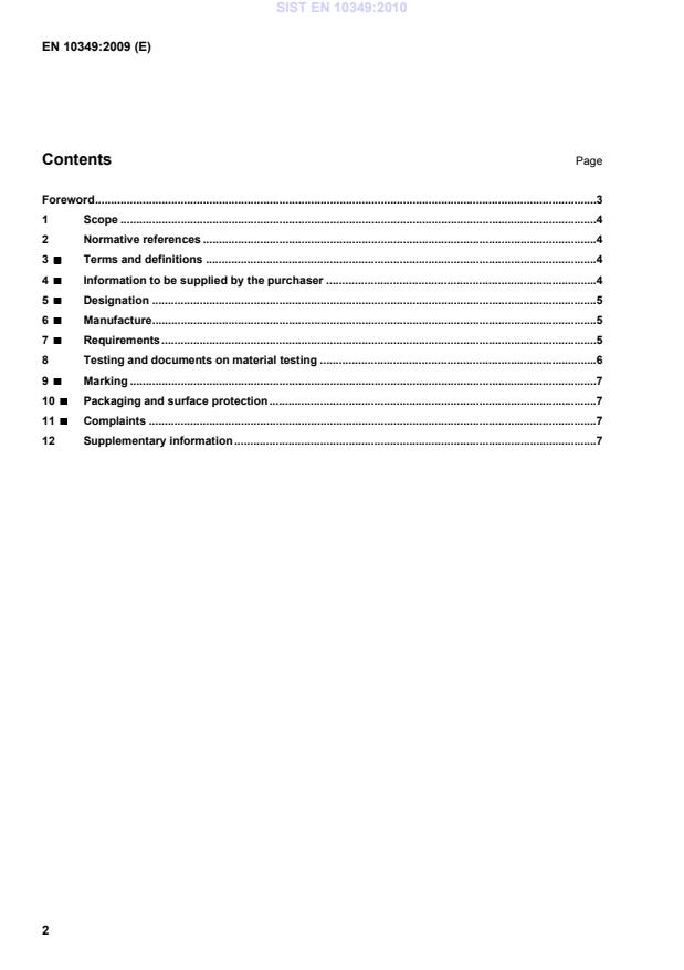 EN 10349:2009 EN 10349:2010 - Page 4 preview