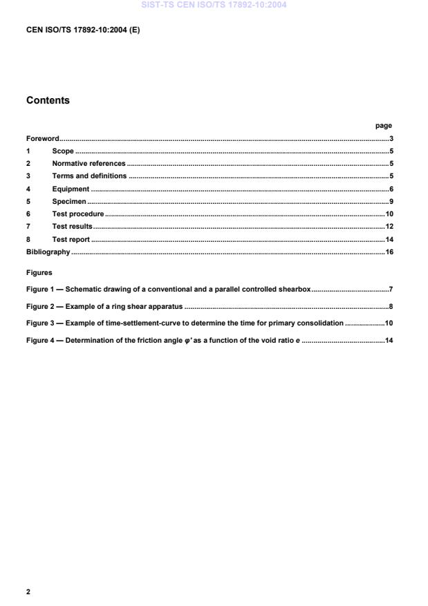 CEN ISO/TS 17892-10:2004 TS CEN ISO/TS 17892-10:2004 - Page 4 preview