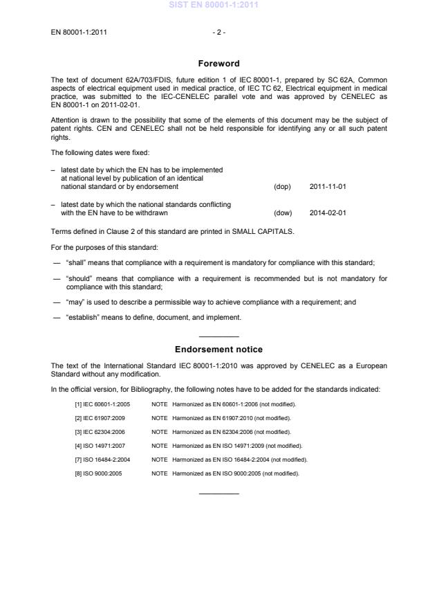SIST EN 80001-1:2011 SIST EN 80001-1:2011 - Page 4 preview