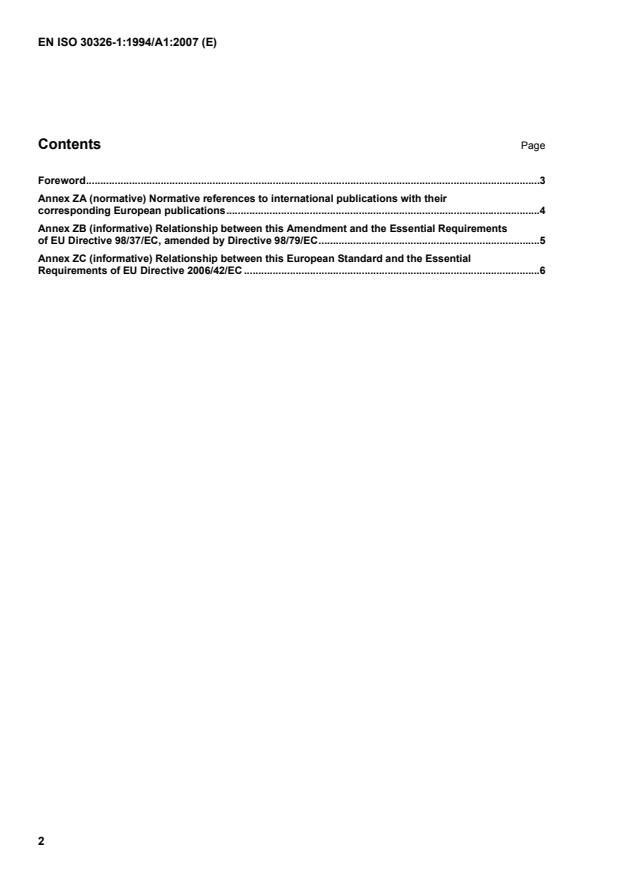 EN 30326-1:1994/A1:2007 EN 30326-1:2000/A1:2008 - Page 4 preview