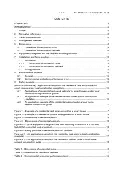 IEC 60297-3-110:2018 IEC 60297-3-110:2018 - Mechanical structures for electrical and electronic equipment - Dimensions of mechanical structures of the 482,6 mm (19 in) series - Part 3-110: Residential racks and cabinets for smart houses - Page 4 preview
