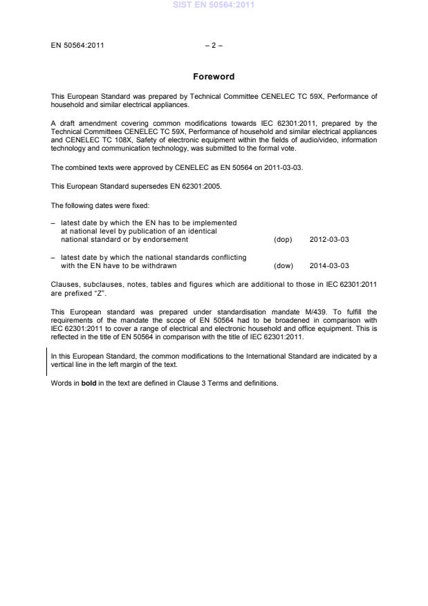 SIST EN 50564:2011 SIST EN 50564:2011 - Page 4 preview