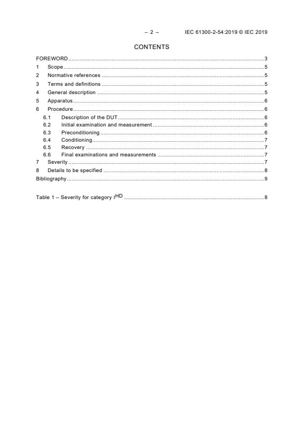 IEC 61300-2-54:2019 IEC 61300-2-54:2019 - Fibre optic interconnecting devices and passive components - Basic test and measurement procedures - Part 2-54: Tests - Corrosive atmosphere (mixed gas) - Page 4 preview