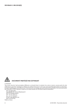 ISO 80601-2-80:2018 - Appareils électromédicaux - Partie 2-80: Exigences particulières pour la sécurité de base et les performances essentielles des équipements d'assistance ventilatoire en cas d'insuffisance ventilatoire
Released:7/18/2018 - Page 2 preview