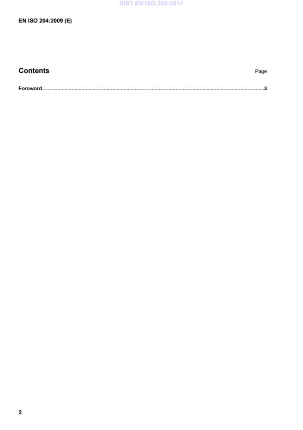 EN ISO 204:2009 EN ISO 204:2011 - Page 4 preview