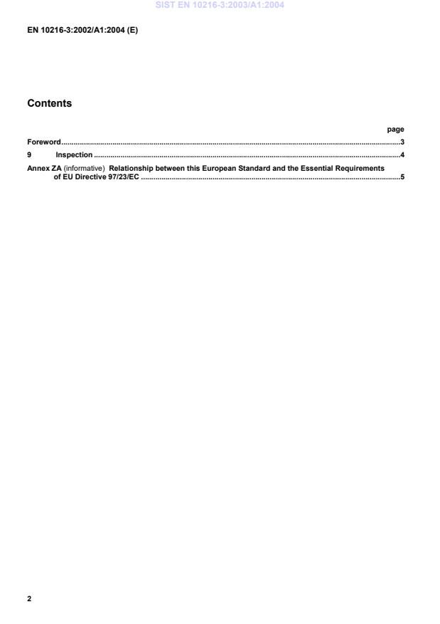 EN 10216-3:2002/A1:2004 EN 10216-3:2003/A1:2004 - Page 4 preview