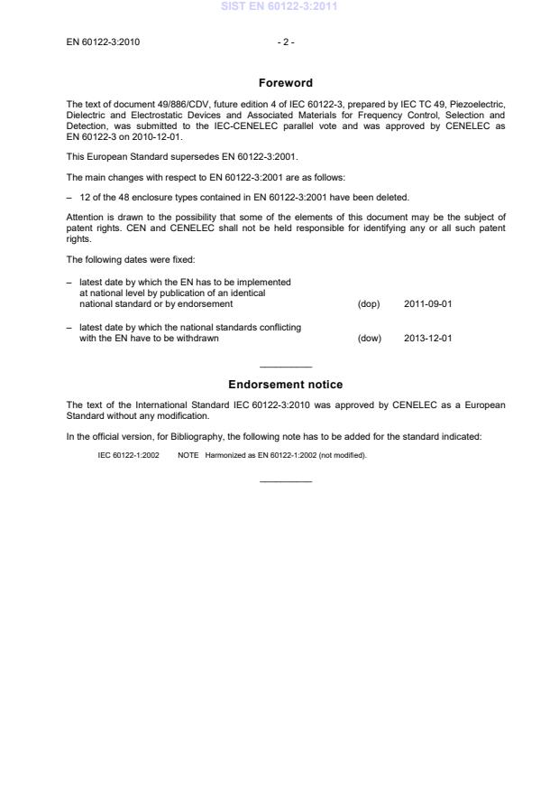EN 60122-3:2010 EN 60122-3:2011 - Page 4 preview