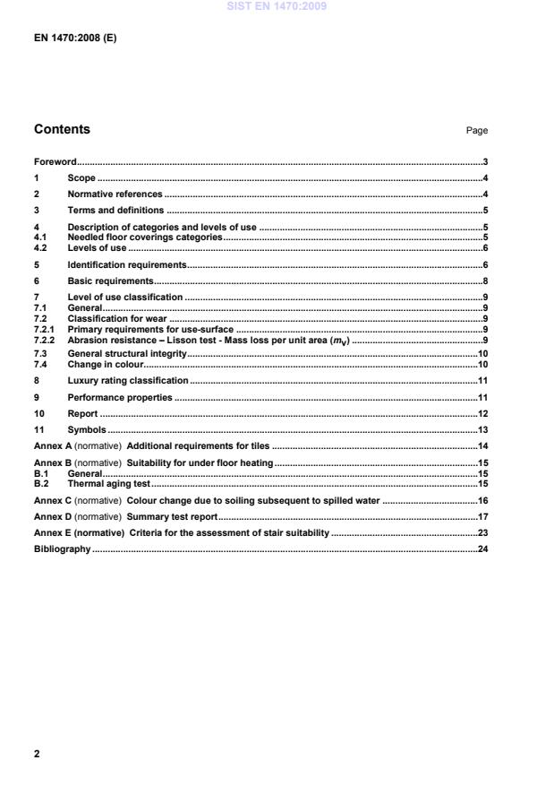 EN 1470:2008 EN 1470:2009 - Page 4 preview
