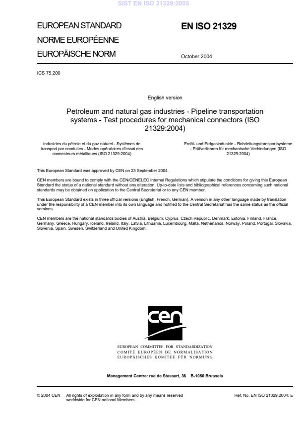 EN ISO 21329:2005
