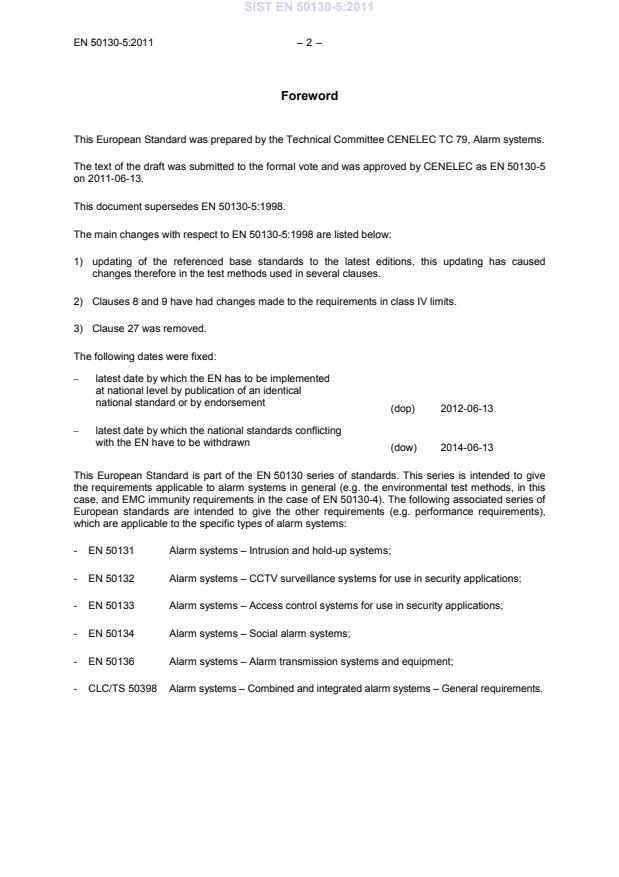 EN 50130-5:2011 EN 50130-5:2011 - Page 4 preview