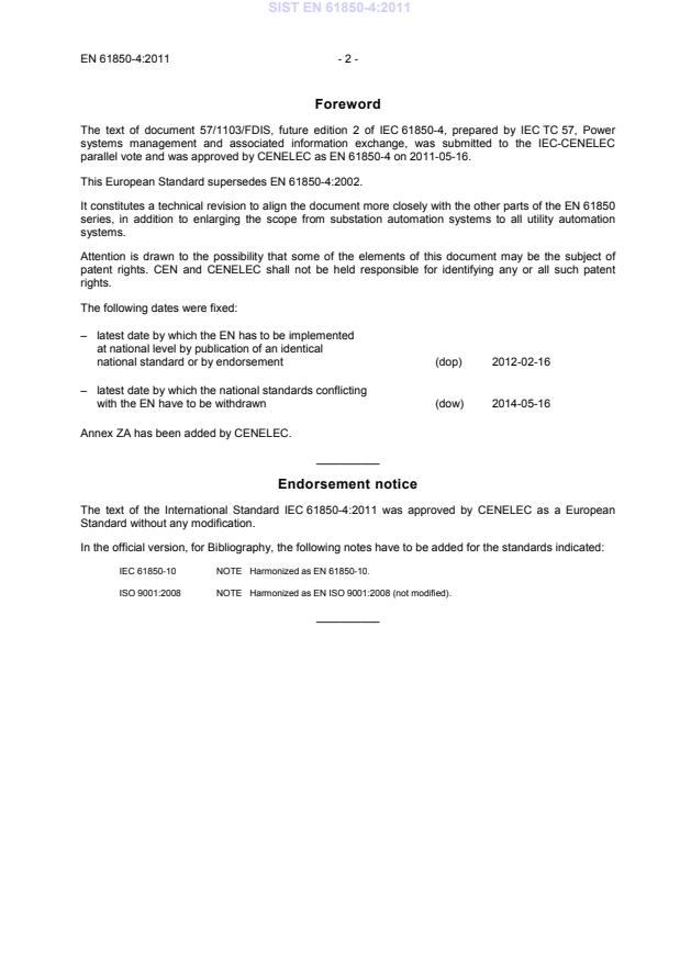 EN 61850-4:2011 EN 61850-4:2011 - Page 4 preview