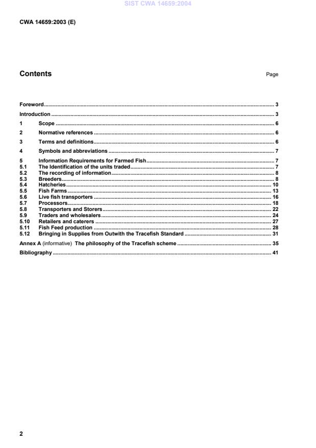 CWA 14659:2003 CWA 14659:2004 - Page 4 preview