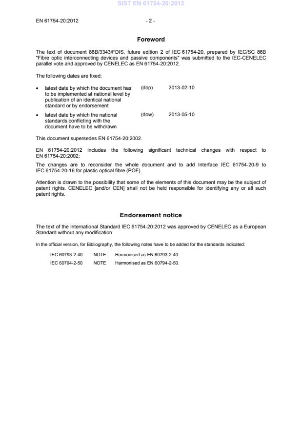 EN 61754-20:2012 EN 61754-20:2012 - Page 4 preview