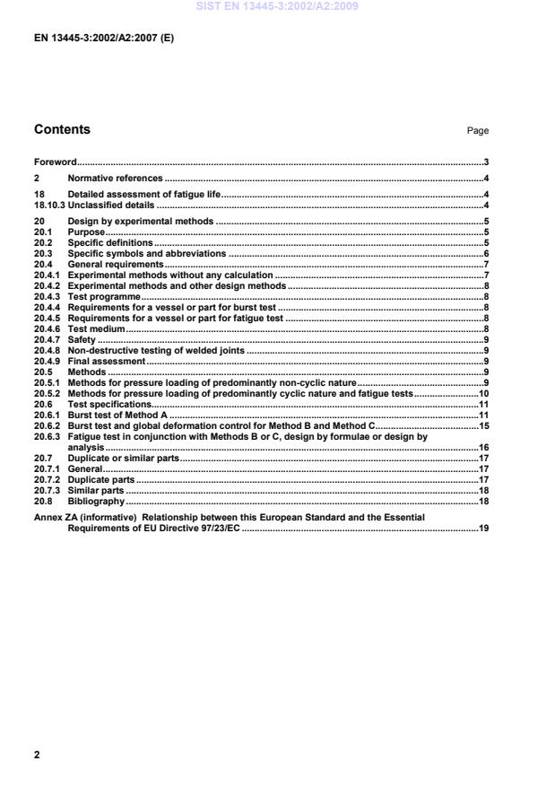EN 13445-3:2002/A2:2007 EN 13445-3:2002/A2:2009 - Page 4 preview