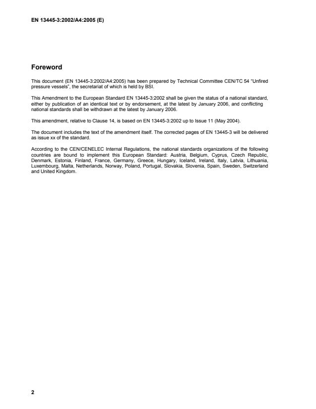 EN 13445-3:2002/A4:2005 EN 13445-3:2002/A4:2005 - Page 4 preview