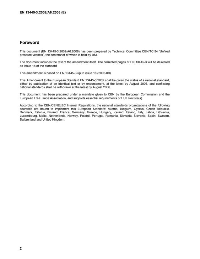 EN 13445-3:2002/A6:2006 EN 13445-3:2002/A6:2006 - Page 4 preview