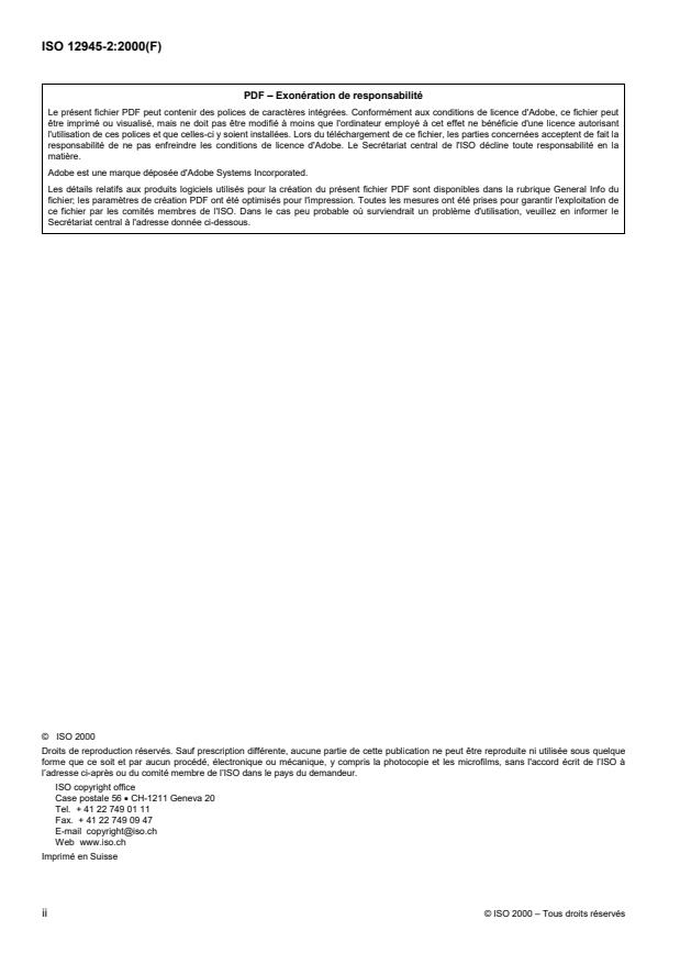ISO 12945-2:2000 ISO 12945-2:2000 - Textiles -- Détermination de la propension des étoffes a l'ébouriffage en surface et au boulochage - Page 2 preview