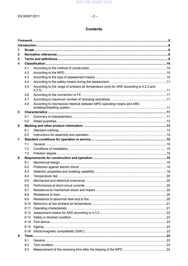 EN 50557:2011 EN 50557:2012 - Page 4 preview